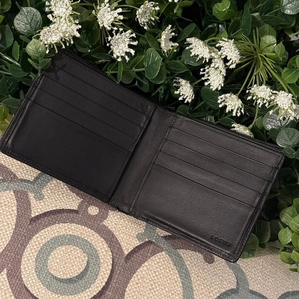Loewe Anagram Flapable leather wallet